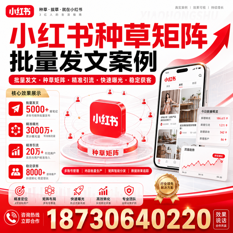 平凉小红书种草矩阵批量发文案例